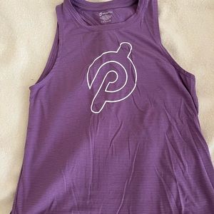 Purple peloton splice back tank, size Medium